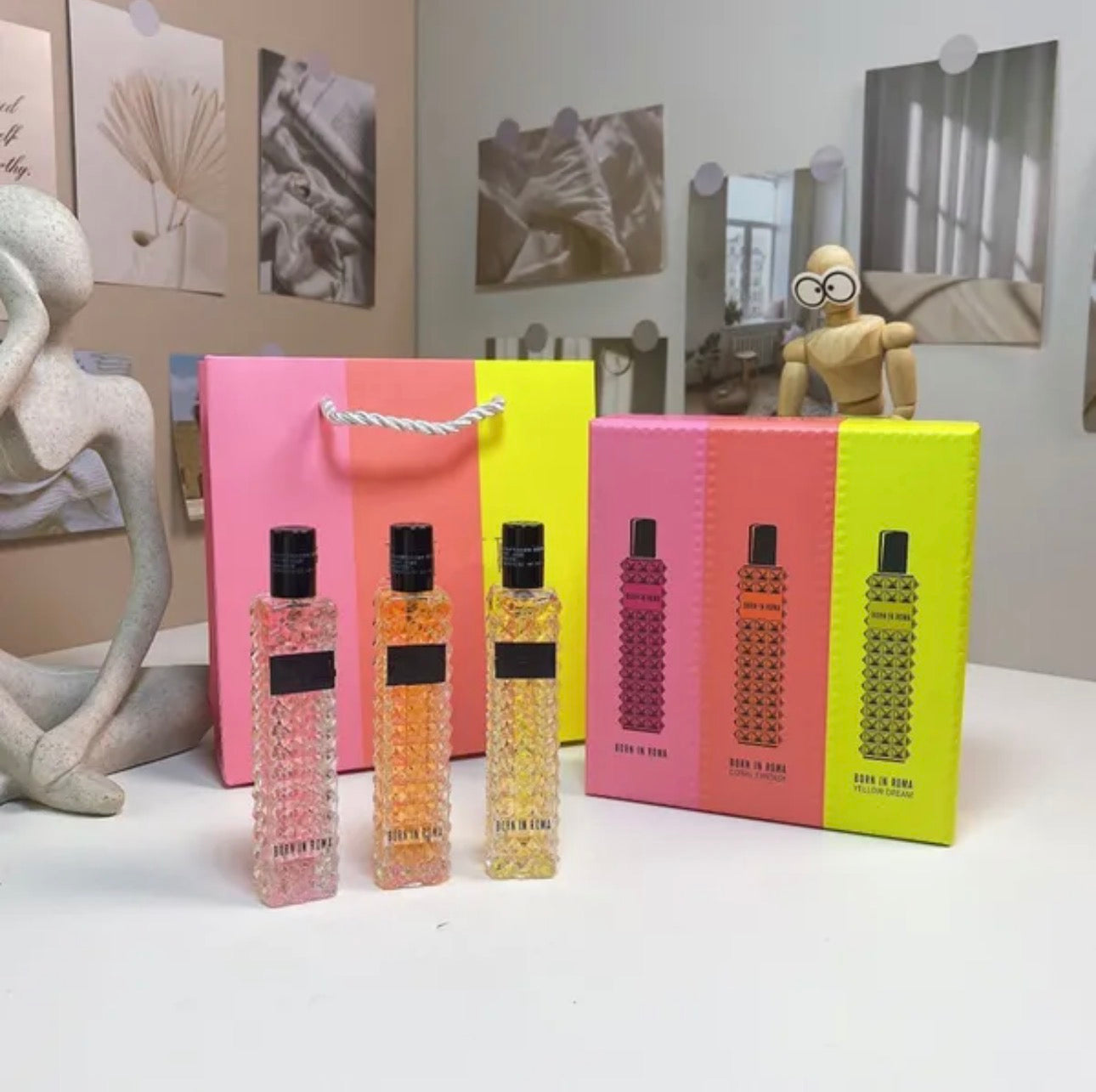 3 Luxury brand perfume set