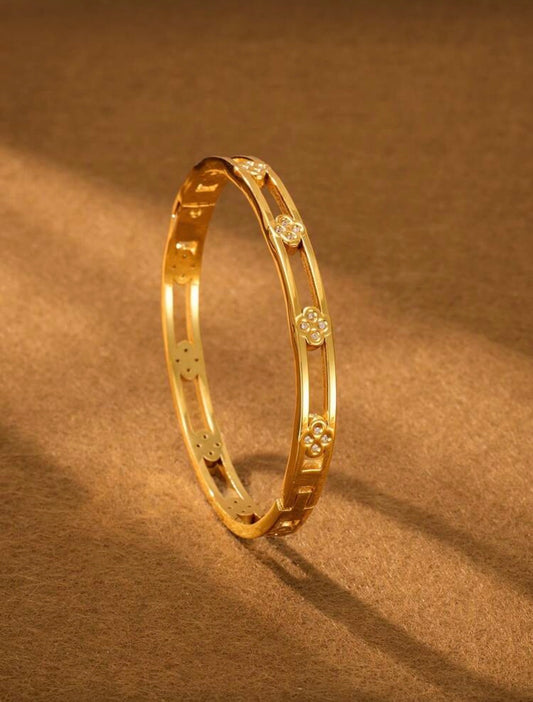 Stainless steel 18k Gold plated waterproof