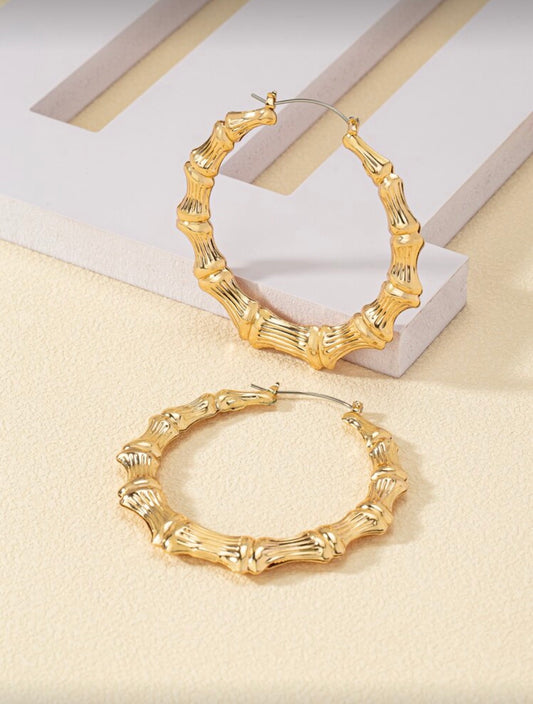 12 pieces Pendant earring, stainless steel gold color ￼